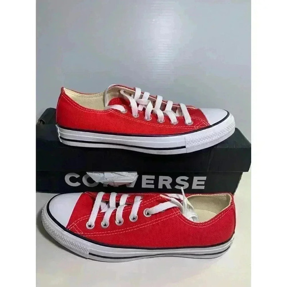 .791 Converse All Star Low Top, Red-US 5 Mens - Picture 4 of 6